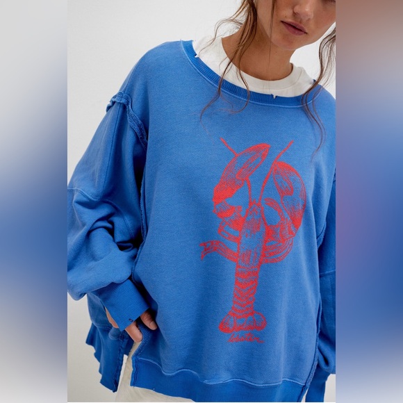 NWOT We The Free Graphic Camden In Lobster Combo - Picture 3 of 5